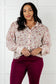 You and I Connect Floral Button Up Blouse