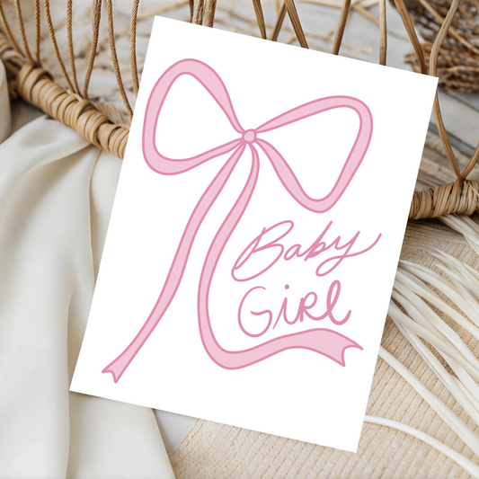 Baby Girl | Baby Shower Card
