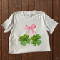 Shamrocks and Bow T-Shirt