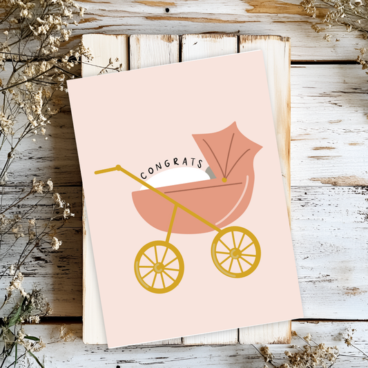 Congrats Baby Card
