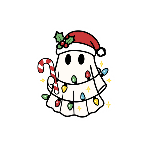 Christmas Ghost Sticker