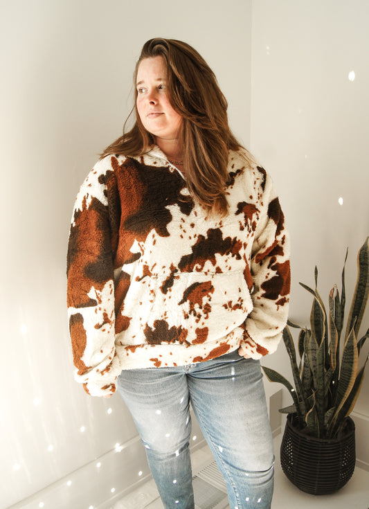 Hide Your Crazy Sherpa | Cowprint