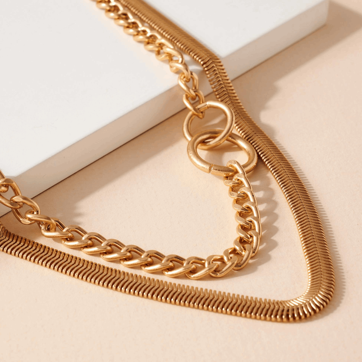 Layered Metal Necklace