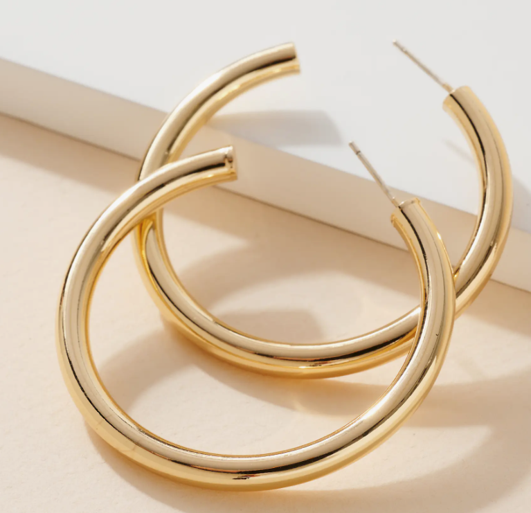 Chunky Open Hoops | Gold