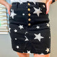 Starry Night Denim Skirt