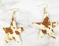 Shine Bright Cow Print Stars | Brown